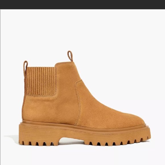 The Henry Lugsole Boot in Suede NEW Size 7 Retail $228 Chelsea Style by Madewell - Picture 4 of 10